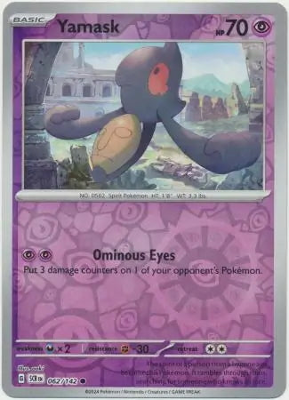 Stellar Crown Yamask #62/142 reverse holo